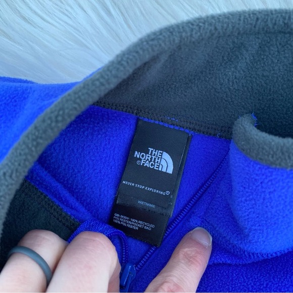 The North Face blue fleece vest medium - Picture 3 of 5